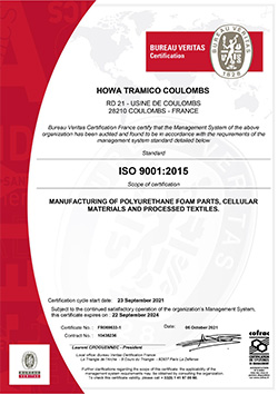Howa tramico - ISO 9001
