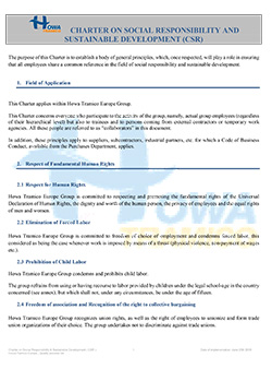Howa tramico - Code of business conduct